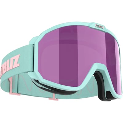 Bliz Rave Skibril Groen Brown With Pink Multicoating/CAT3 Man,Vrouw