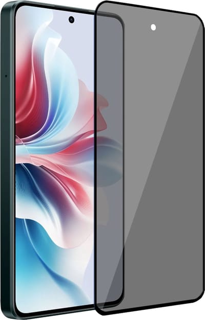 Geschikt voor OPPO Reno 11F - Privacy Screenprotector - Beschermglas - Privé GuardCover