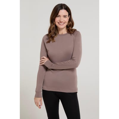 Mountain Warehouse Dames/Dames Talus Top met lange mouwen (Donker Beige)