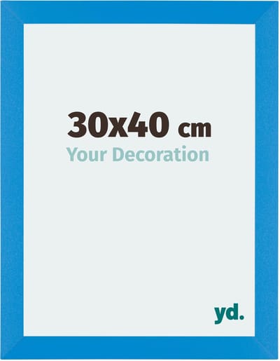 Your Decoration - Fotolijst 30x40 cm - MDF - Helder Blauw - Mura