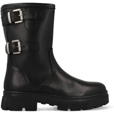 Bullboxer Diyona Buckle Biker boots Meisjes - Zwart - Maat 38