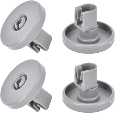 Vaatwasser Wiel - Onderste Rek Wiel - Vaatwasser Reparatie - Duurzaam PP Materiaal - 40 mm Diameter - Zwart