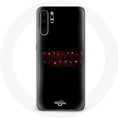 Coque pour Huawei P30 Pro Stranger Things Affiche Logo Joyeux noël