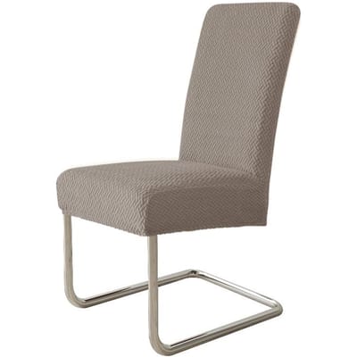 Stoelhoes Vier Seizoenen Elastisch Twill Eetstoelhoes Huis Hotel Eetstoel Stofdichte Hoes Stoelhoes High-end Gevoel 45*38*4cm kaki