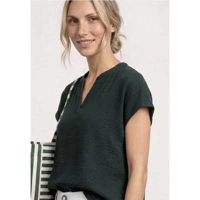Blouse shirt van mousseline