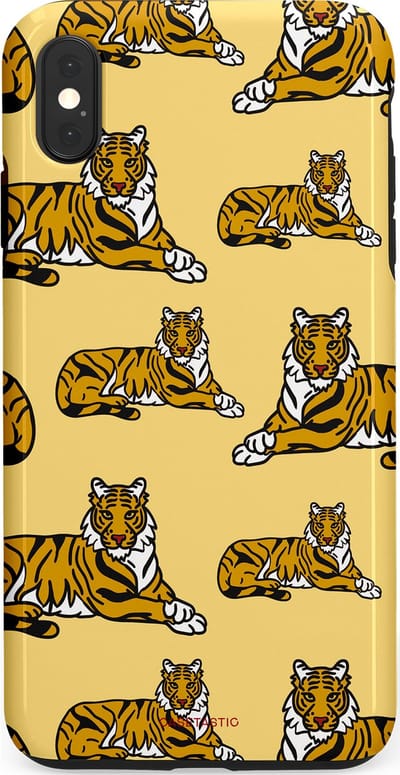 Casetastic Hoesje Geschikt voor Apple iPhone Xs Max - Stijlvolle Beschermende Duo-layer Case - Onzichtbare jager