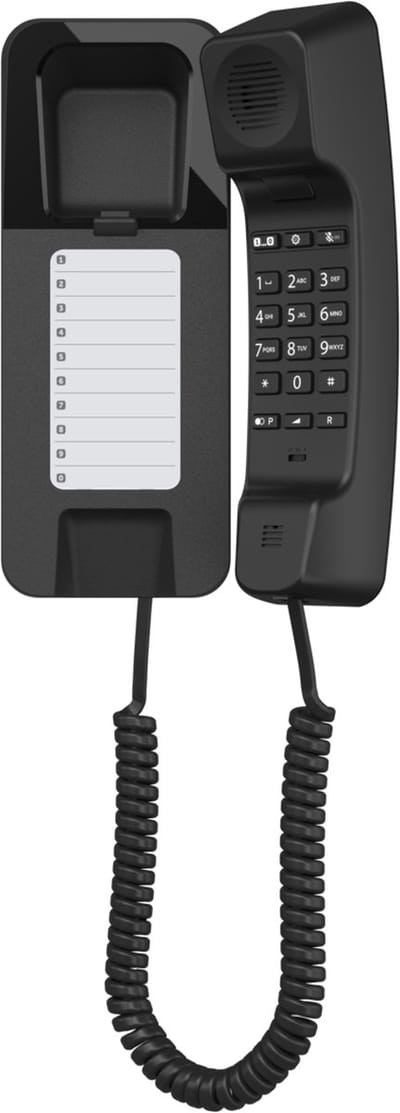 Gigaset Desk 200 - Black - Snoergebonden toestel - Grote knoppen - duidelijke weergave