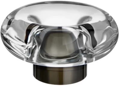 Kosta Boda Orion theelichthouder D11cm H6.3cm grijs