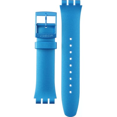Swatch Plastic - Originals Large (41mm) SUO/SO29/SO32 ASUOM116 Shimmer Blue Horlogeband