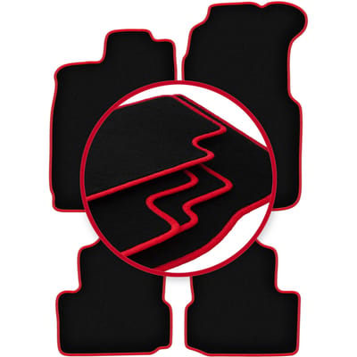 CARLUX-RED automatten voor: Saab 900 II cabriolet (1994-1995)