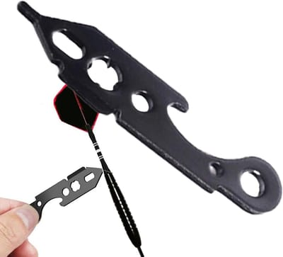 Dart Gereedschap - Puntverwijderaar Puntenspanner - Dart Onderhoud - Metaal - 6 cm - Zwart