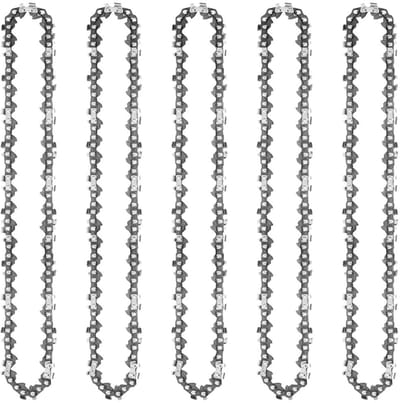 Dailygoods- Zaagketting 30,5 cm - 5 Stuks - 45 Aandrijfschakels - 3/8 inch LP - Reserveketting - Hoogwaardige kwaliteit - Kettingzaagketting
