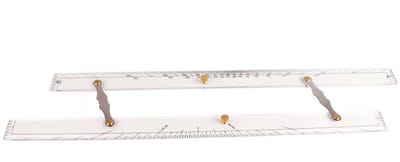 Dailygoods - Mariene Parallelle Liniaal - Navigatie Tool voor Nautische Kaarten