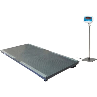 Rubber bevestiging met bevestigingskit voor dierweegschalen Kerbl PS 1000