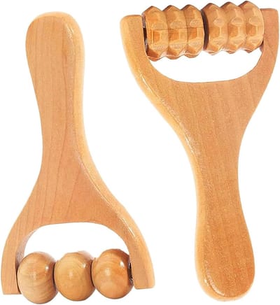 Set van 2 Massage Rollers voor Rug en Spieren - Volledige Lichaamsmassage, Spierontspanning en Pijnverlichting