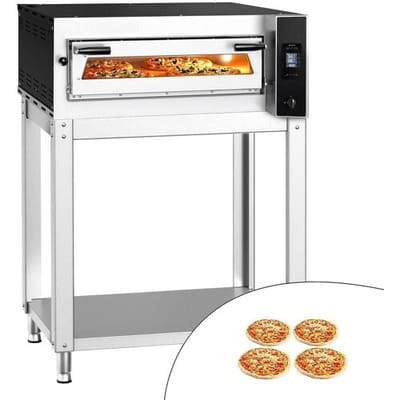 GGM Gastro Elektro Pizzaofen - 4x 35cm - Digital - inkl. Untergestell