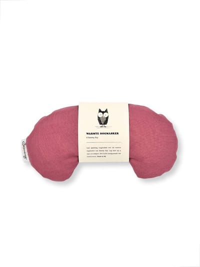 Oogmasker warmtekussen - Oudroze - Roze - Duurzaam cadeau - Kersenpitten - Meditatiekussen - Oogkussen - Yoga - Meditatie - Ontspanning - Migraine