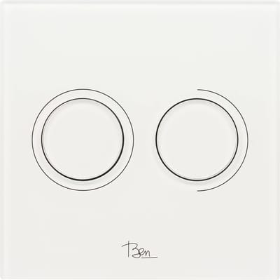 Ben Pure bedieningspaneel glas wit voor Ben BPF