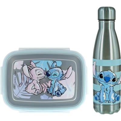 Lilo & Stitch Lunchset - Aluminium Lunchbox - Aluminium Drinkfles