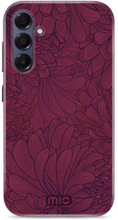 MIO by Mobilize Hoesje | Geschikt voor Samsung Galaxy A16 | Compatibel met MagSafe | Hard Shell Back Cover | Berry Blooms