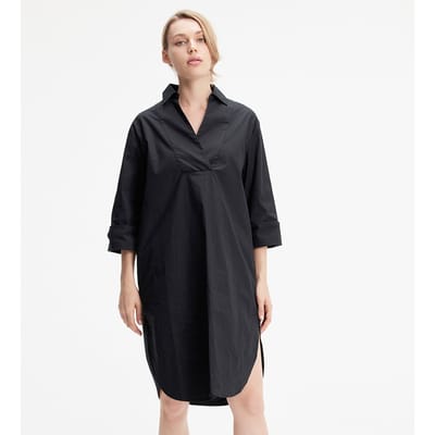 Minimalistisch katoenen shirtjurk