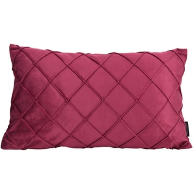 NOVÉE Velvet cross wijn | 30 x 50 cm | kussenhoes | velvet/polyester
