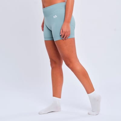 Euphoria Fitness Shorts - Dames - Sportkleding Dames - Sportbroek Dames - Yoga Broek Dames - Groen - Maat M