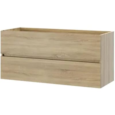 Tiger Wastafelonderkast Condo 120cm - Licht Eiken Mat - Met 2 Lades