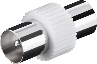 IEC (m) - IEC (m) coax koppelstuk