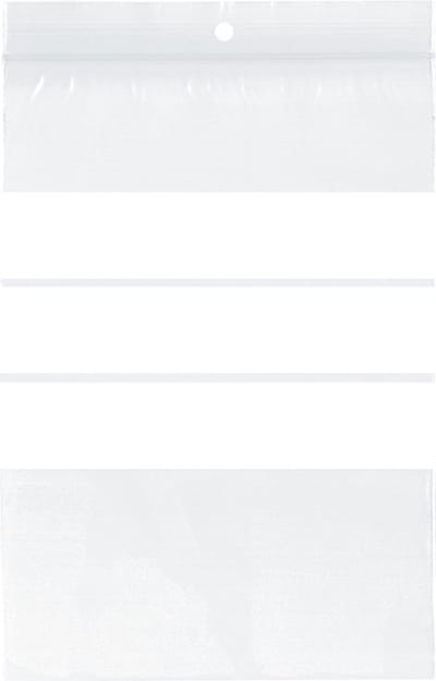 gripzak Raadhuis 80x120mm met schrijfvlak, doos 10x100 stuks