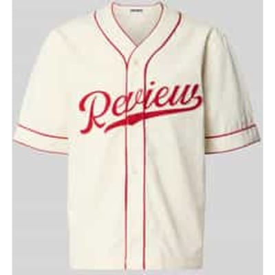 relaxed fit vrijetijdsoverhemd met logo