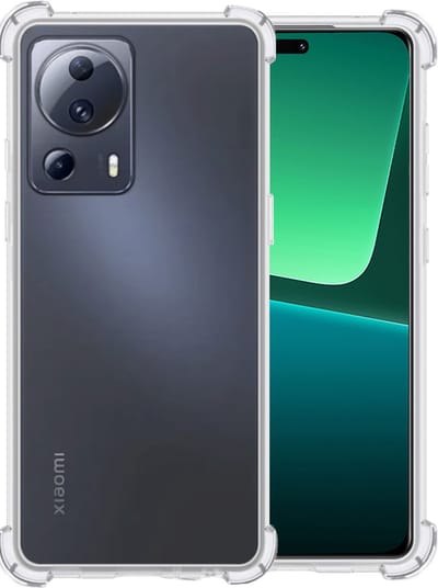 Hoesje - Geschikt voor Xiaomi 13 Lite - Sterk & Shockproof - Siliconen Shock Case - Hoes Cover - Telefoonhoes - Transparant