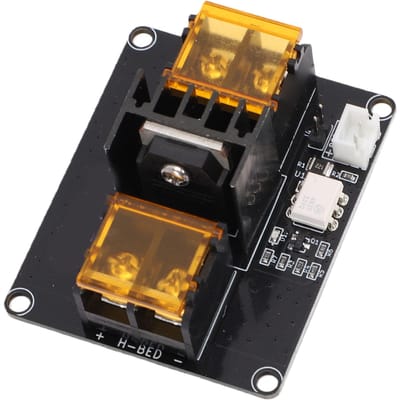 Accessoires d'imprimante 3D Module d'alimentation pour plateau chauffant à transistor MOS 25A Carte d'extension Module de charge à courant élevé Tube MOS Hotend