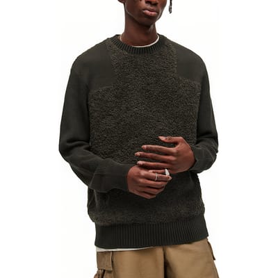 AllSaints Trail Crew Khaki Brown Größe: XS | Pullover Outlet | Herren | Braun