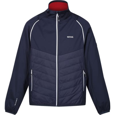Regatta Heren Steren Hybride Zachte Shell Jas (Marine/gevaarlijk rood)