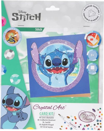 Crystal Art® Card Kit Disney: Stitch (18x18cm)