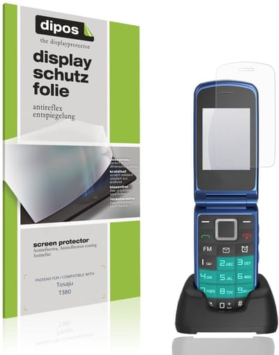 dipos – 4x Matte Beschermfolie geschikt voor Tosaju T380 | Krasbestendige & antireflecterende Screenprotector Ultra-Thin
