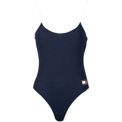 Tommy Hilfiger Rib Bodysuit Dark Night Navy Maat: M | Badpakken Outlet | Dames | Blauw