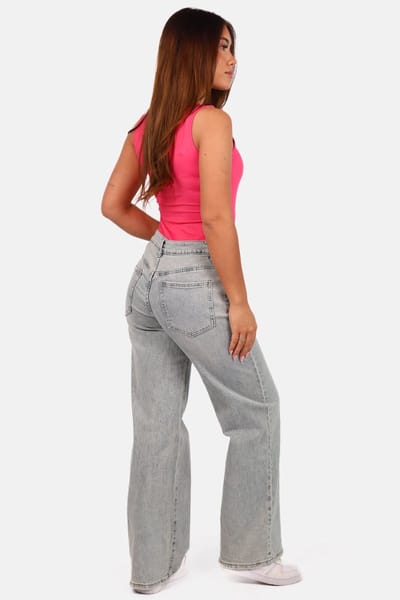 Getdrezzed Body - Maat: M - Mouwloze Body met vierkante hals fuchsia