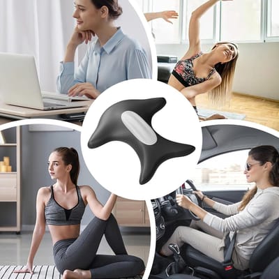 Bekkenbodemtrainer - Bekkenbodemtrainer dames - Lichaamsvorming thuis - Geïntegreerde warmtefunctie - 23.5 x 14.5 x 6.5 cm - Zwart