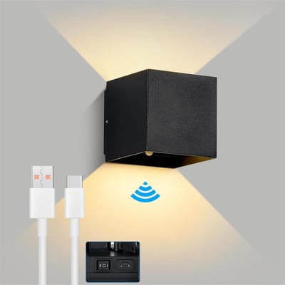 Solacis Wandlamp oplaadbaar - Wandlamp - Wandlamp oplaadbaar binnen - Wandlamp binnen - Must have voor in uw woning!
