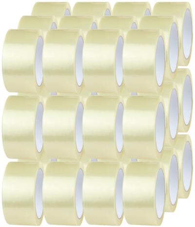 Transparant Pakkettape - 36 Rollen van 48 mm x 66 m - Doorzichtig Plakband voor Verpakking van Dozen en Verzending