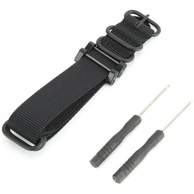 Horlogeband Nylon Gesp Buiten Horlogeband Deel Geschikt voor SUUNTO CORE gray