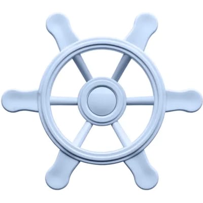 Swingking Piratenstuur Pastel Blauw Klein