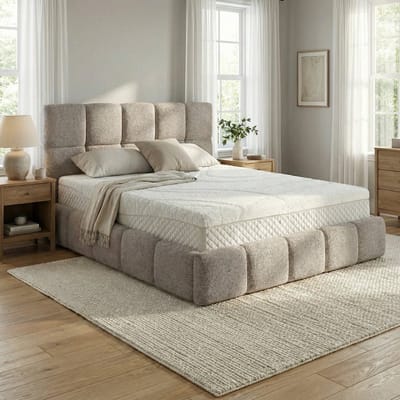 Mörgenn Bed Calma - Luxe Bedframe met Opbergruimte - Dove (Anthology 16) - 160x200 cm - Zonder Matras