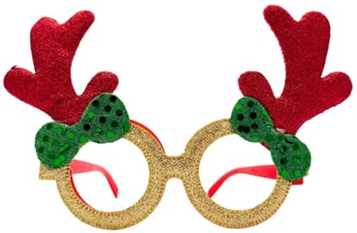 Daily Style – Kerstbril rendier - 14x12,5cm