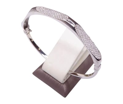 Wit gouden 14 karaat armband