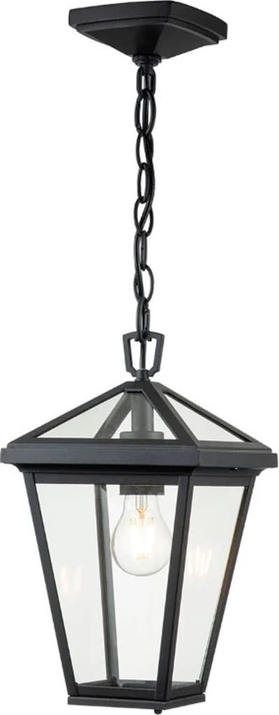 Hinkley LED Buiten Hanglamp Alford Place | 1X E27 Max 60W | IP44 | Dimbaar | Museum Black