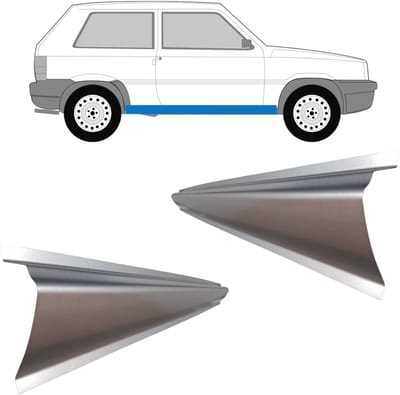 Reparatie dorpel voor Fiat Panda 1980-2002 / Links = Rechts (symmetrisch) / Set