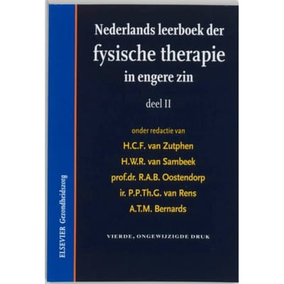 Nederlands Leerboek Der Fysische Therapie In Engere Zin / Ii